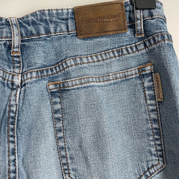 Vintage Coldwater Creek light wash straight leg denim jeans. Size 8. Mom jeans - Picture 7 of 7